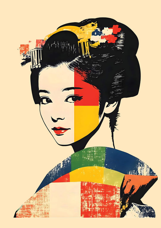 Stylised Geisha Portrait