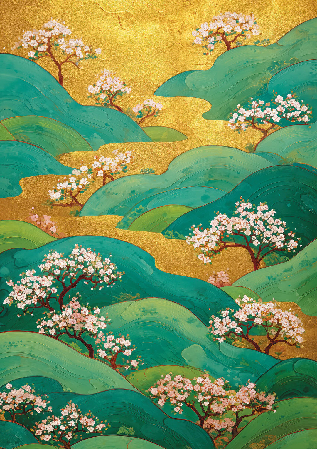 Blossoms in Rolling Hills