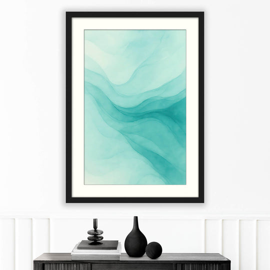 Blue Green Abstract Wall Art