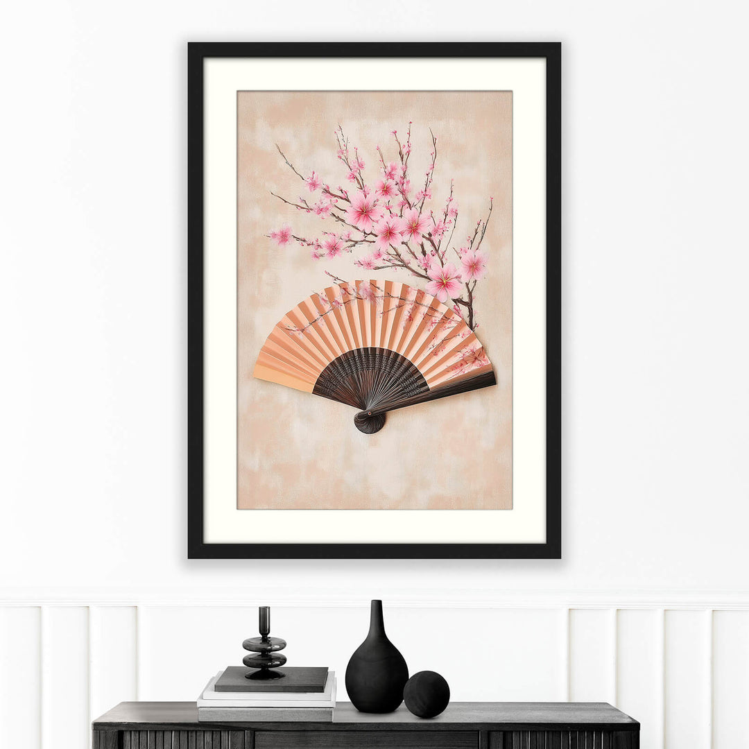 Japanese Fan Wall Art Print