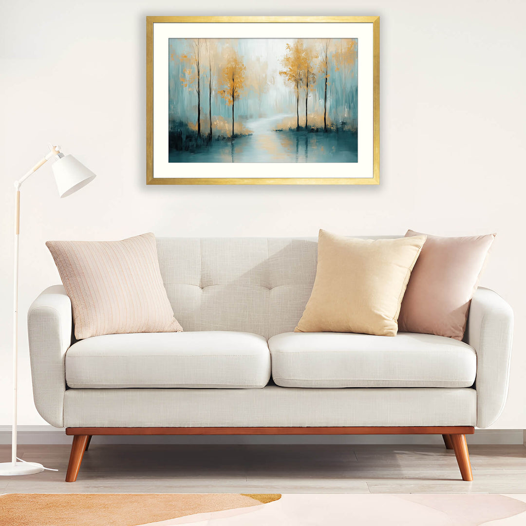 Forest Lake Landscape Print
