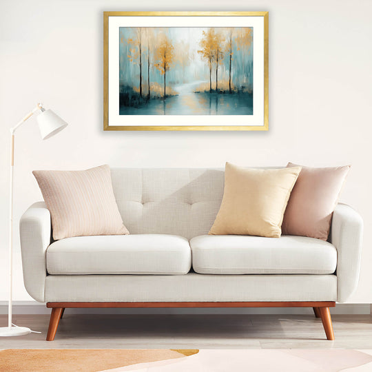 Forest Lake Landscape Print