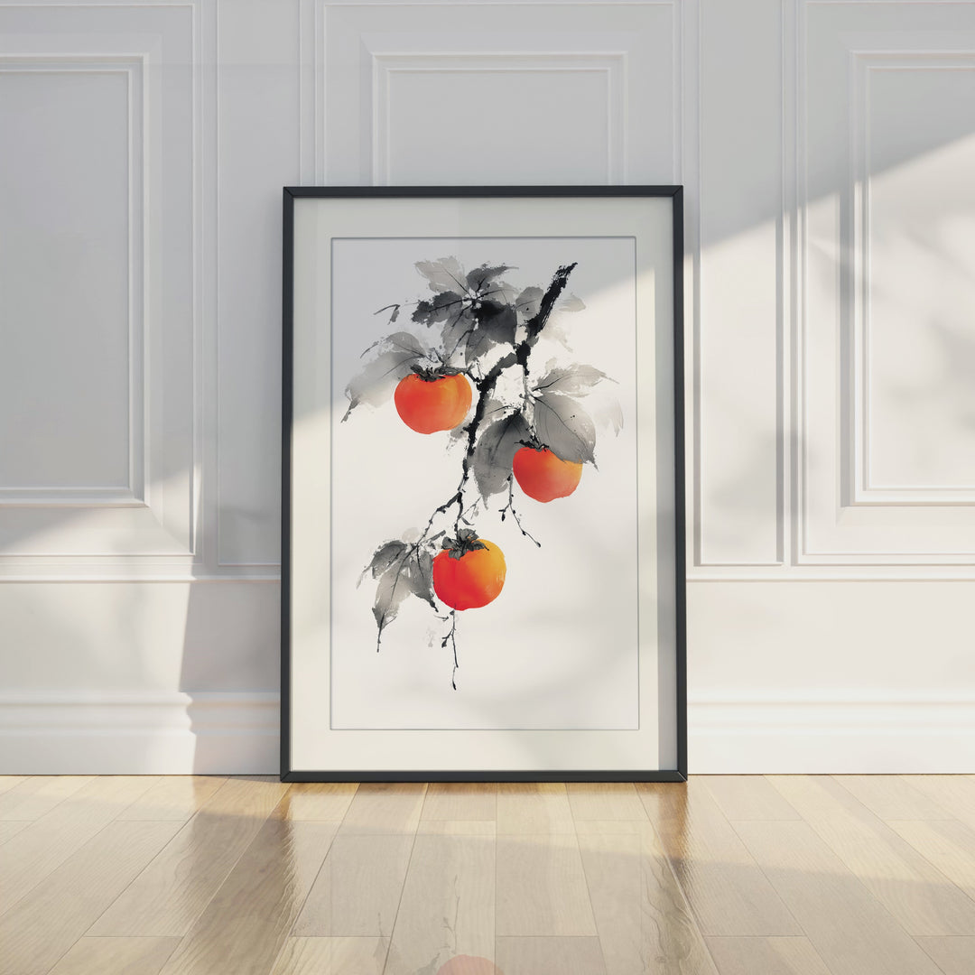 Persimmons on Branch