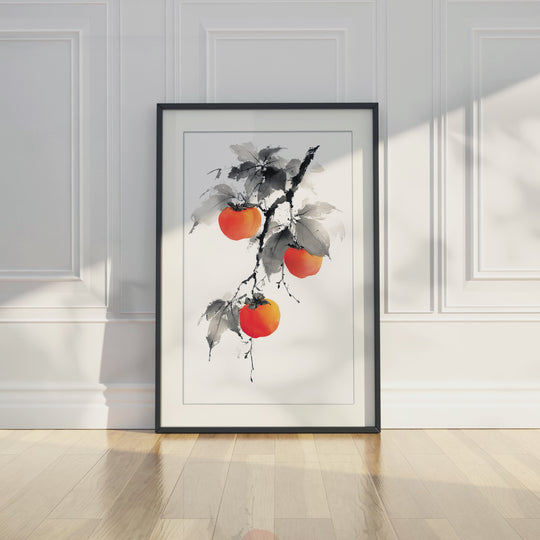 Persimmons on Branch