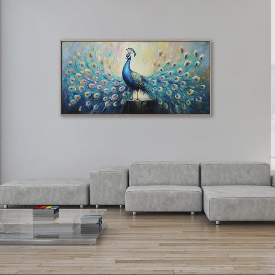 Blue and Teal Peacock