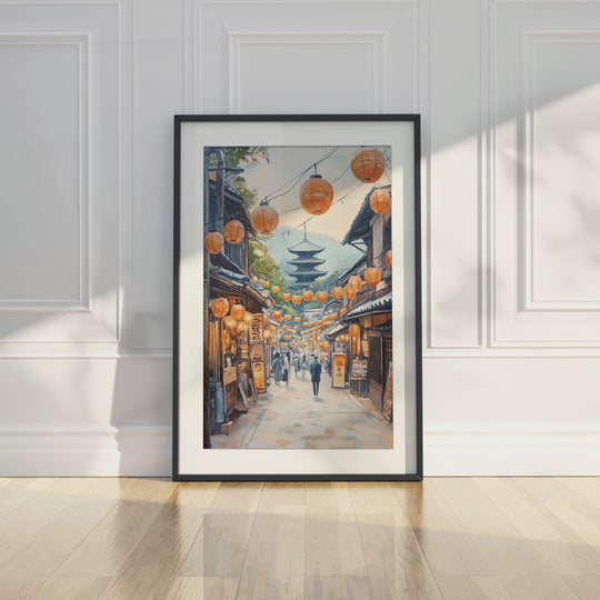 Pagoda Path with Lanterns