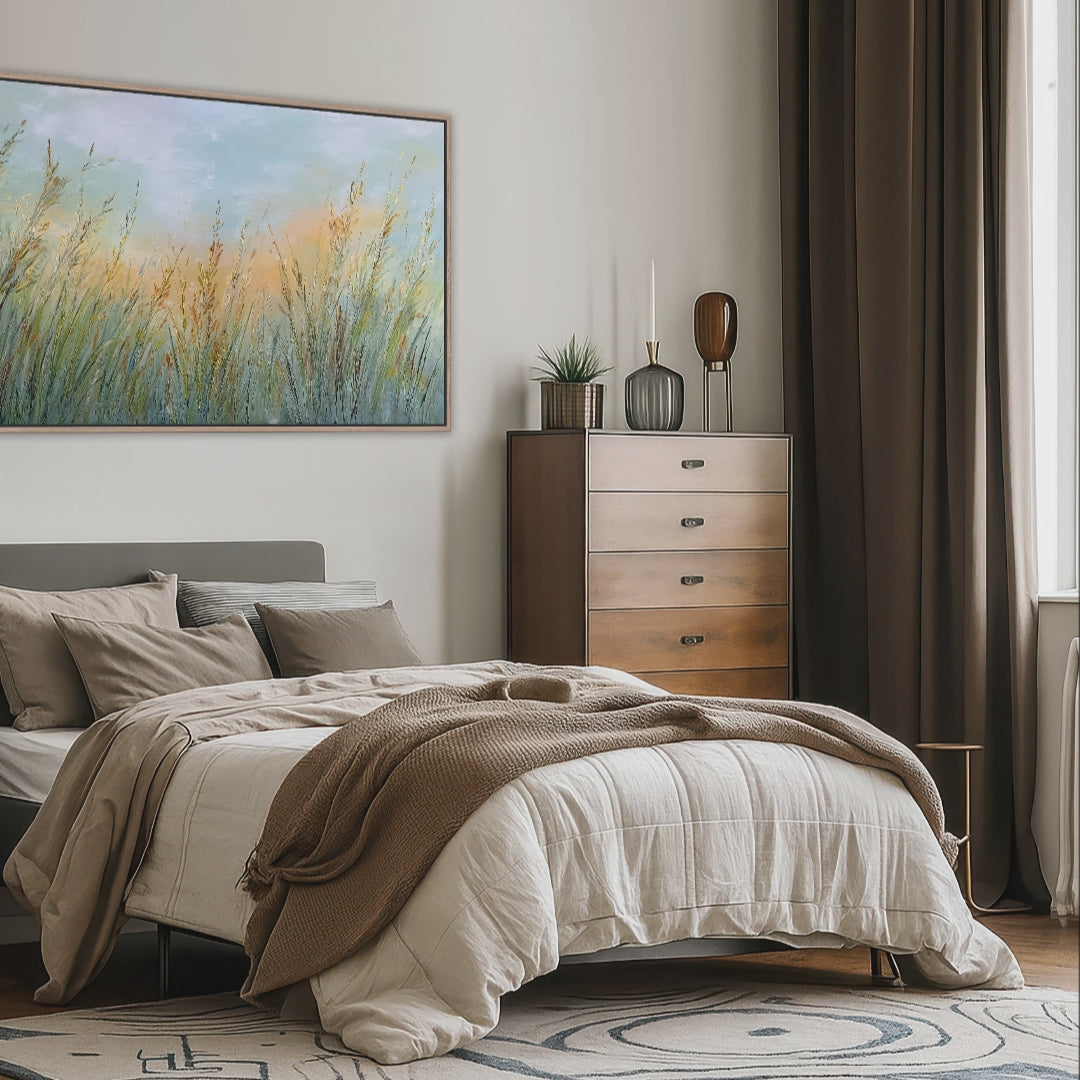 Panoramic Grass Meadow