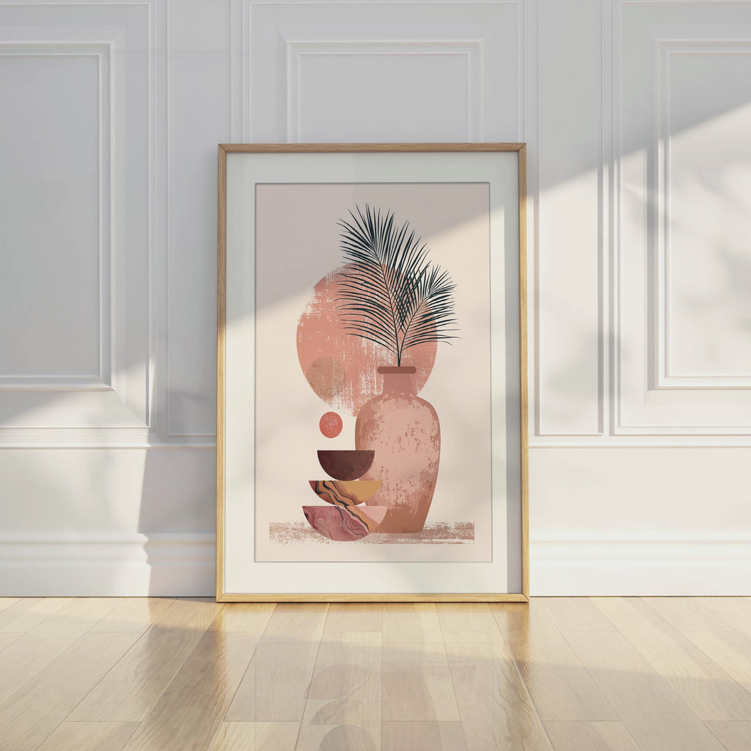 Vase and Palm