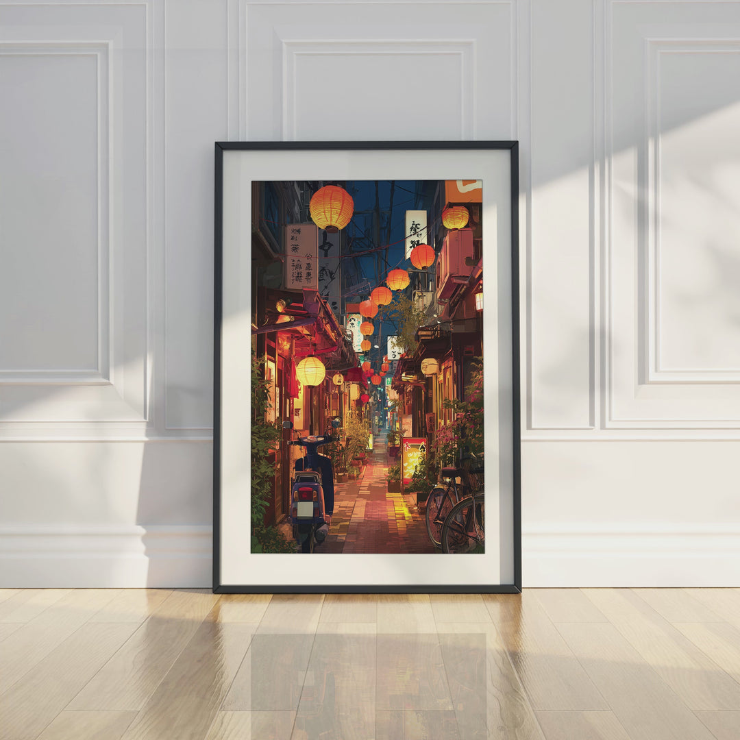 Lantern Alley at Night