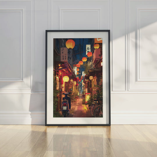 Lantern Alley at Night