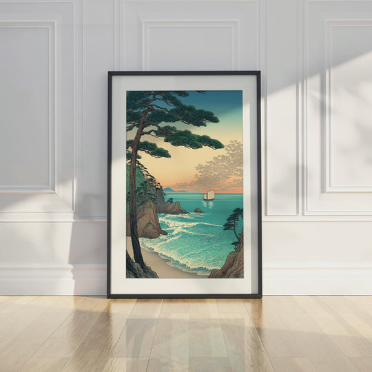 Sunset Coastal Pines