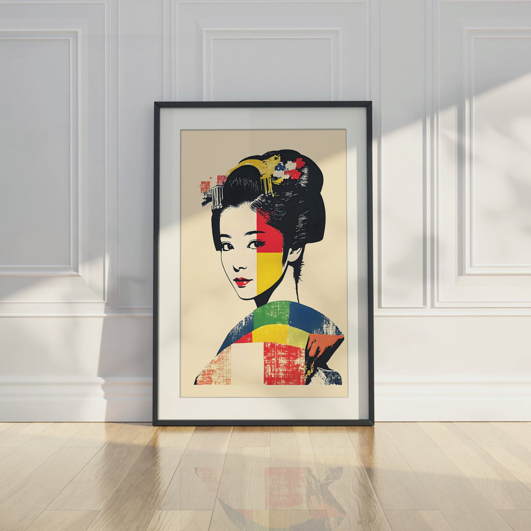 Stylised Geisha Portrait