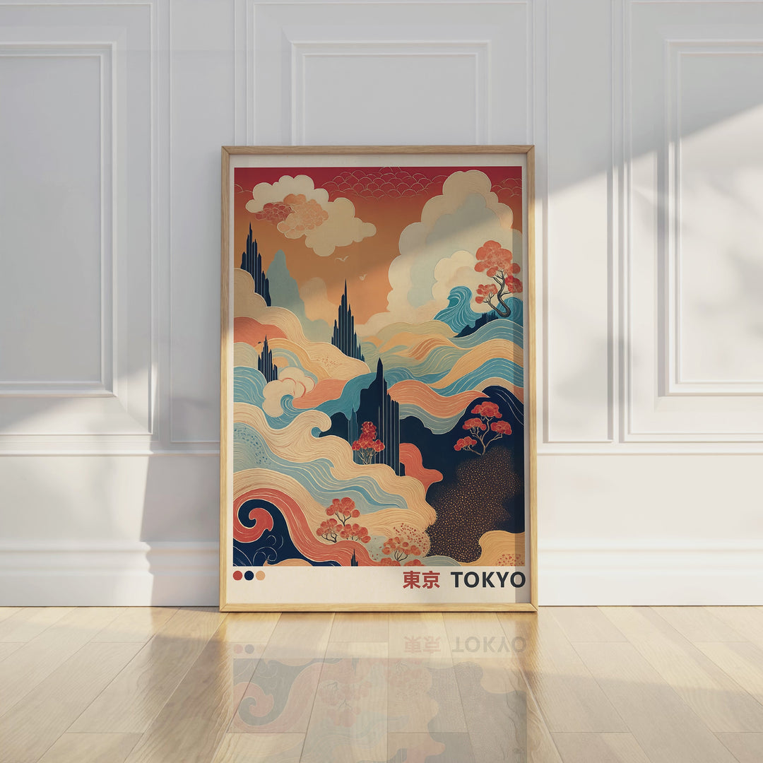 Abstract Japanese Landscape
