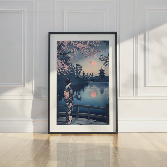 Geisha and Cherry Blossom