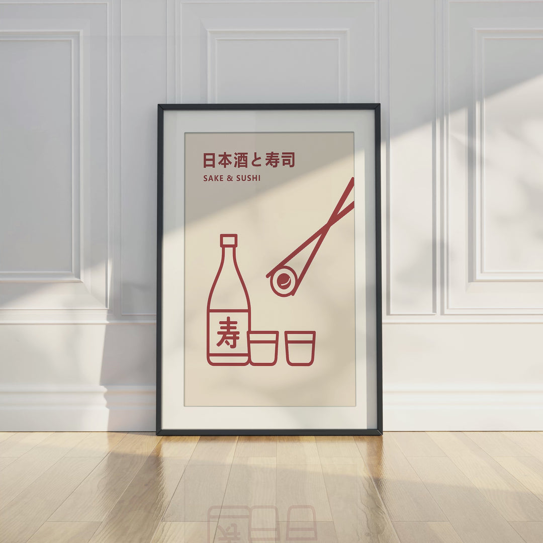 Minimalist Japanese Food Poster
