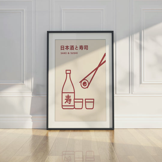 Minimalist Japanese Food Poster