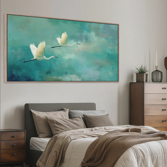 Flying Crane Cloudscape