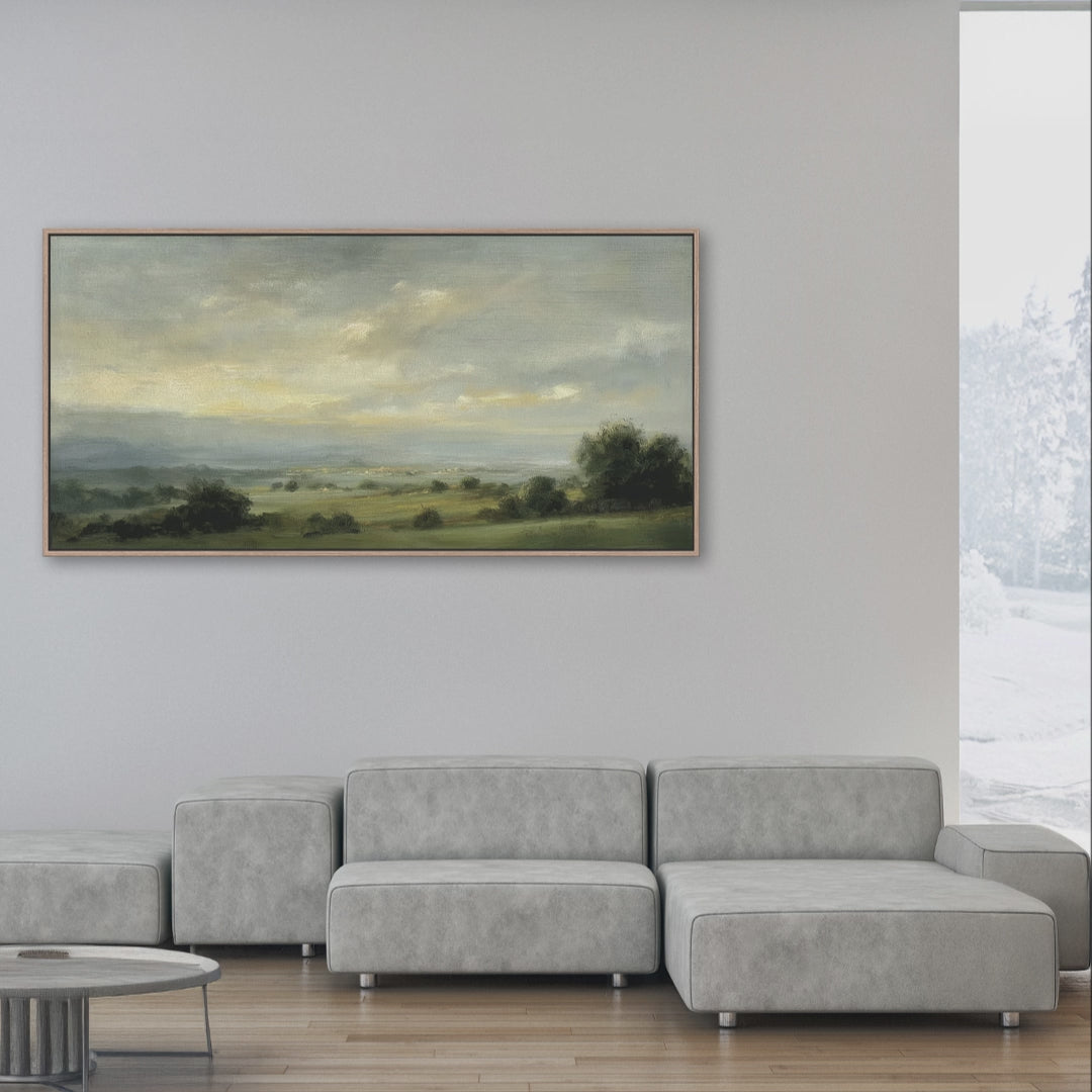 Panoramic Countryside Landscape