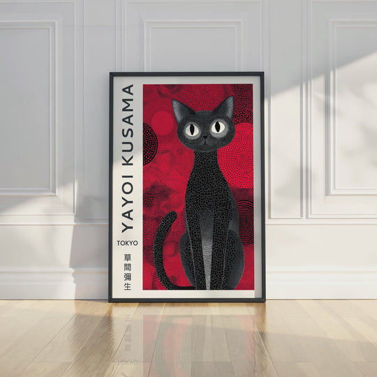 Yayoi Kusama Black Cat
