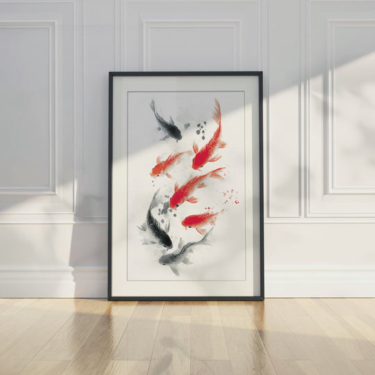 Koi Fish in Motion