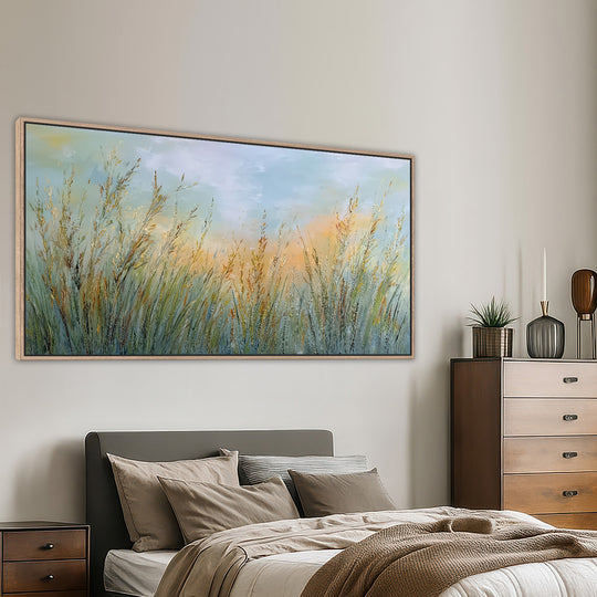 Panoramic Grass Meadow