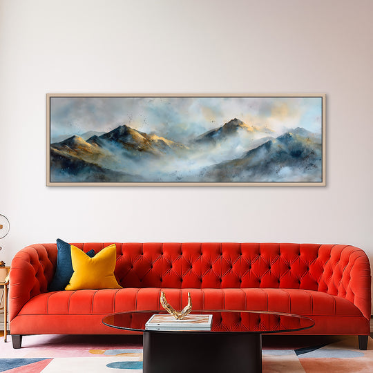 Panoramic Mountain Landscape