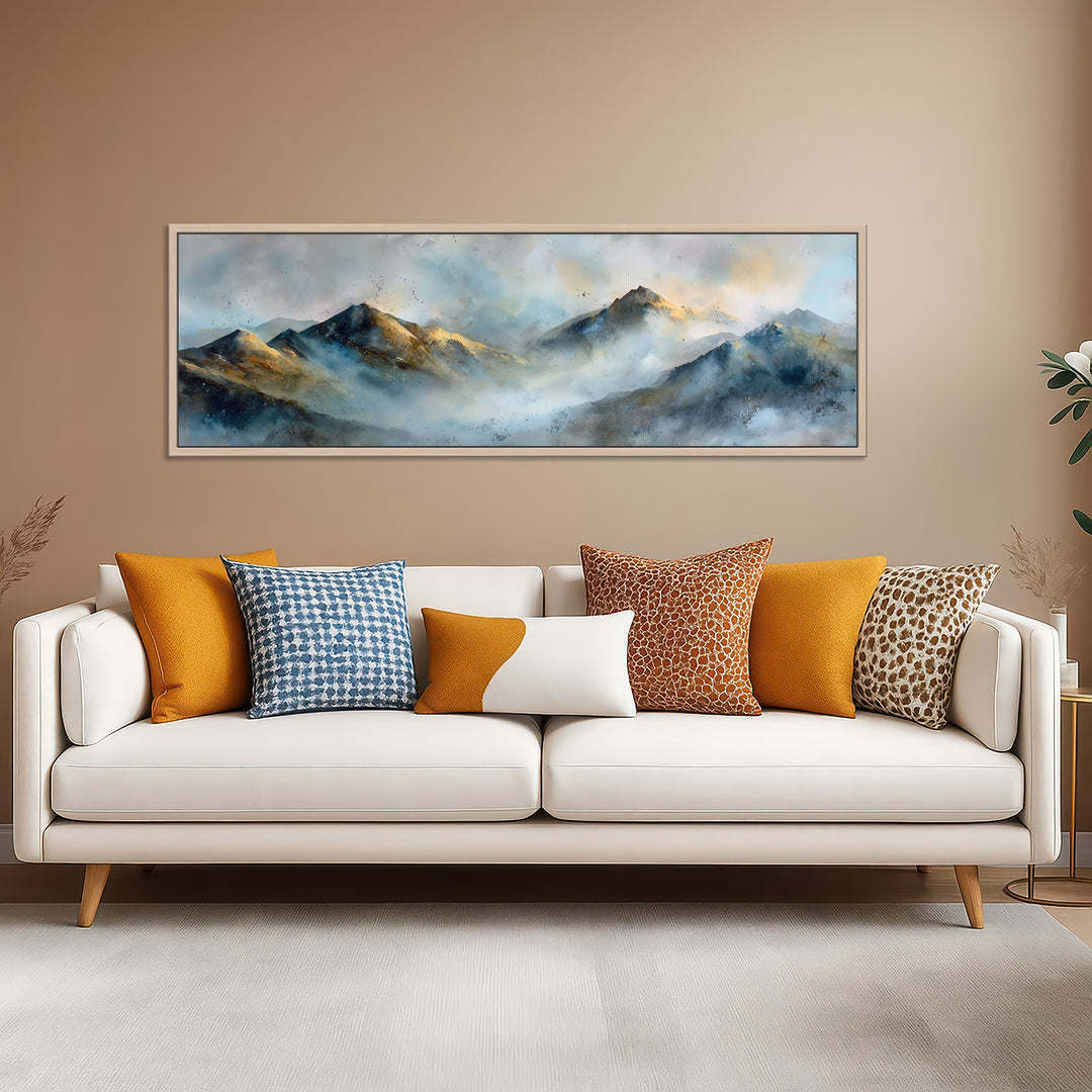 Panoramic Mountain Landscape