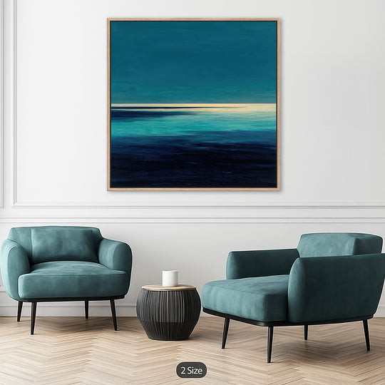 Abstract Blue Seascape