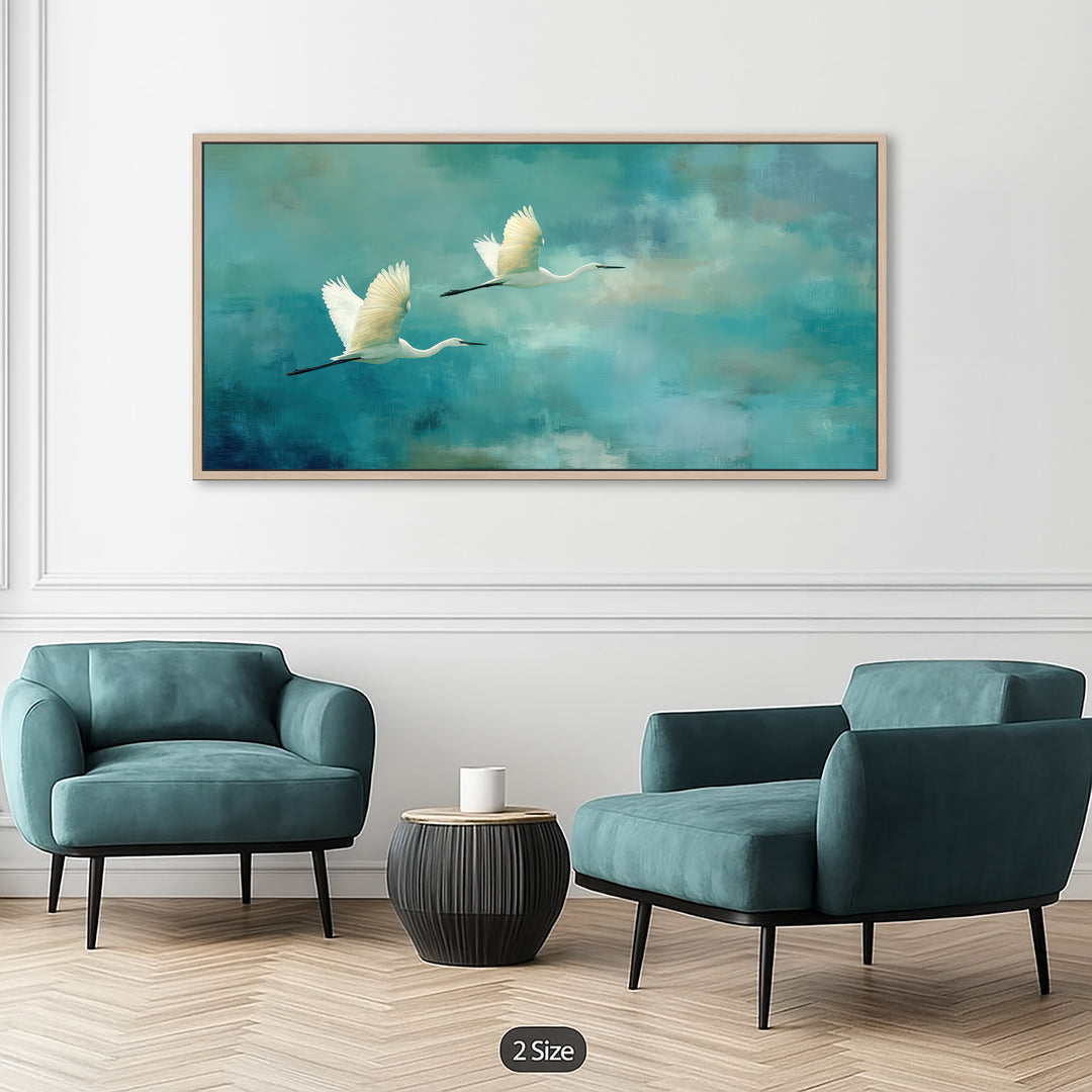 Flying Crane Cloudscape