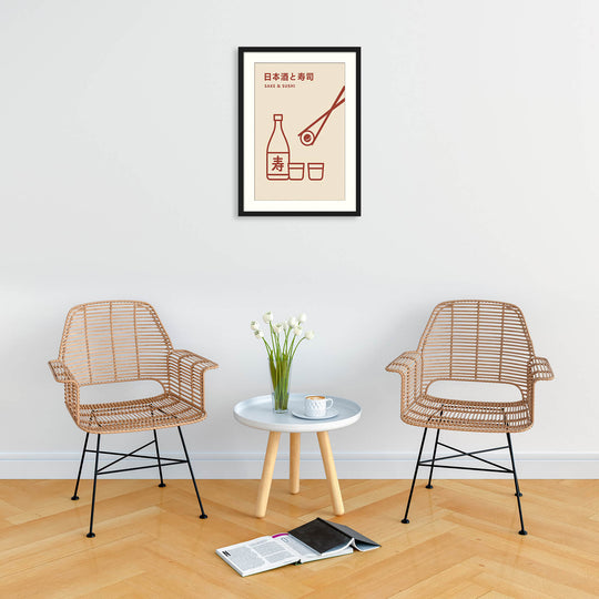 Minimalist Japanese Food Poster