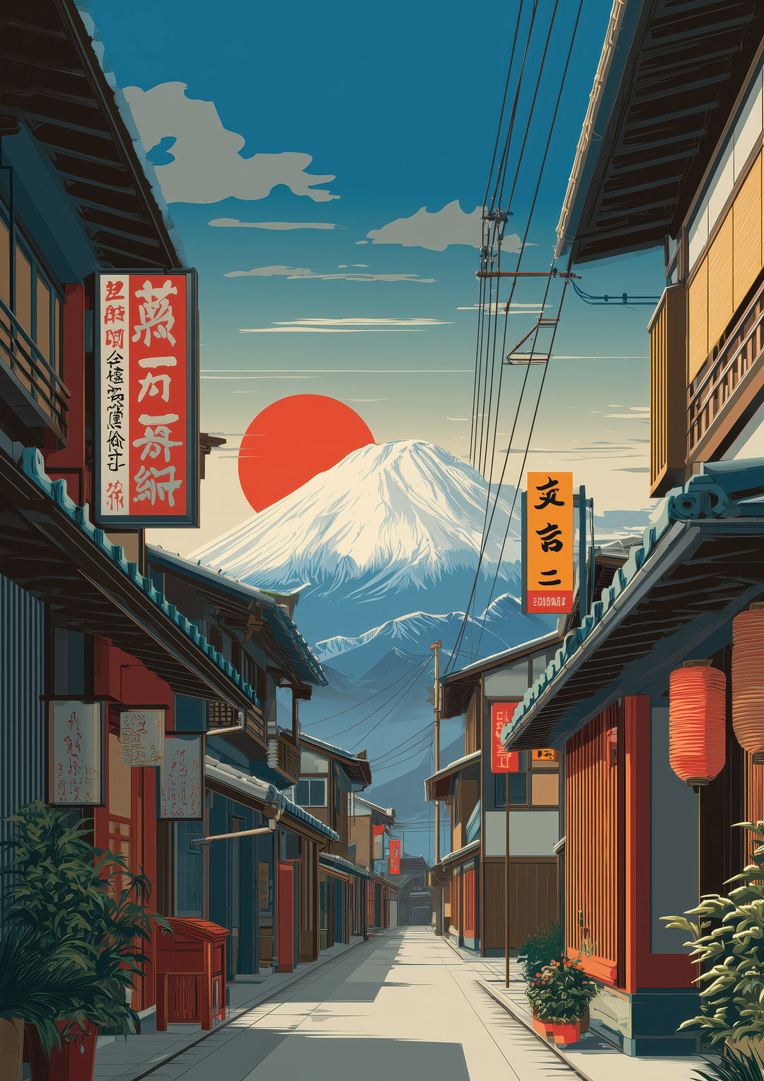 Sunrise Over Fuji