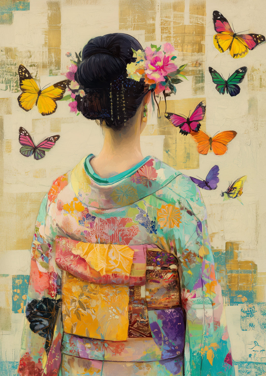 Butterfly Kimono Art