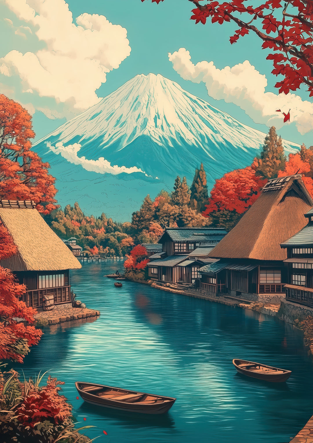 Mount Fuji Wall Art