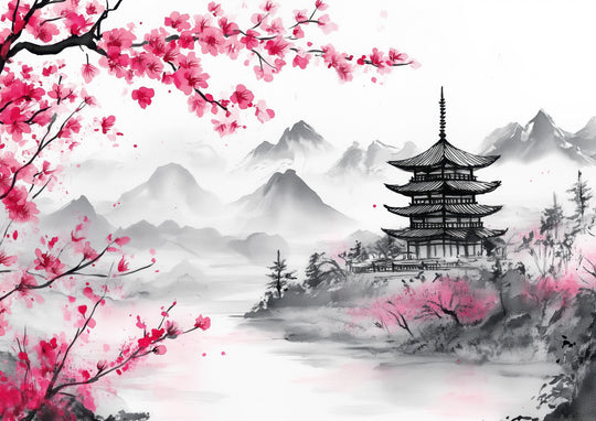 Cherry Blossom Pagoda