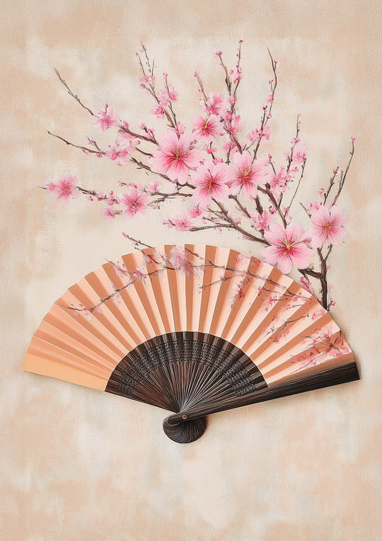 Japanese Fan Wall Art Print