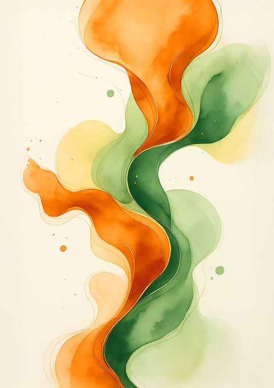 Abstract Watercolor Wall Art