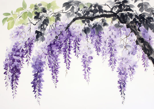 Purple Hanging Wisteria