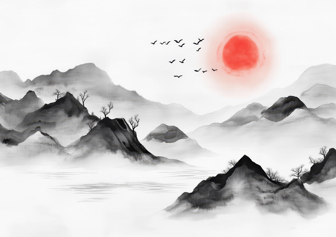 Sunrise Mountain Landscape