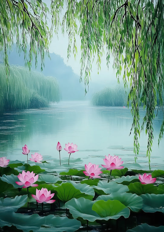 Botanical Water Lily Art
