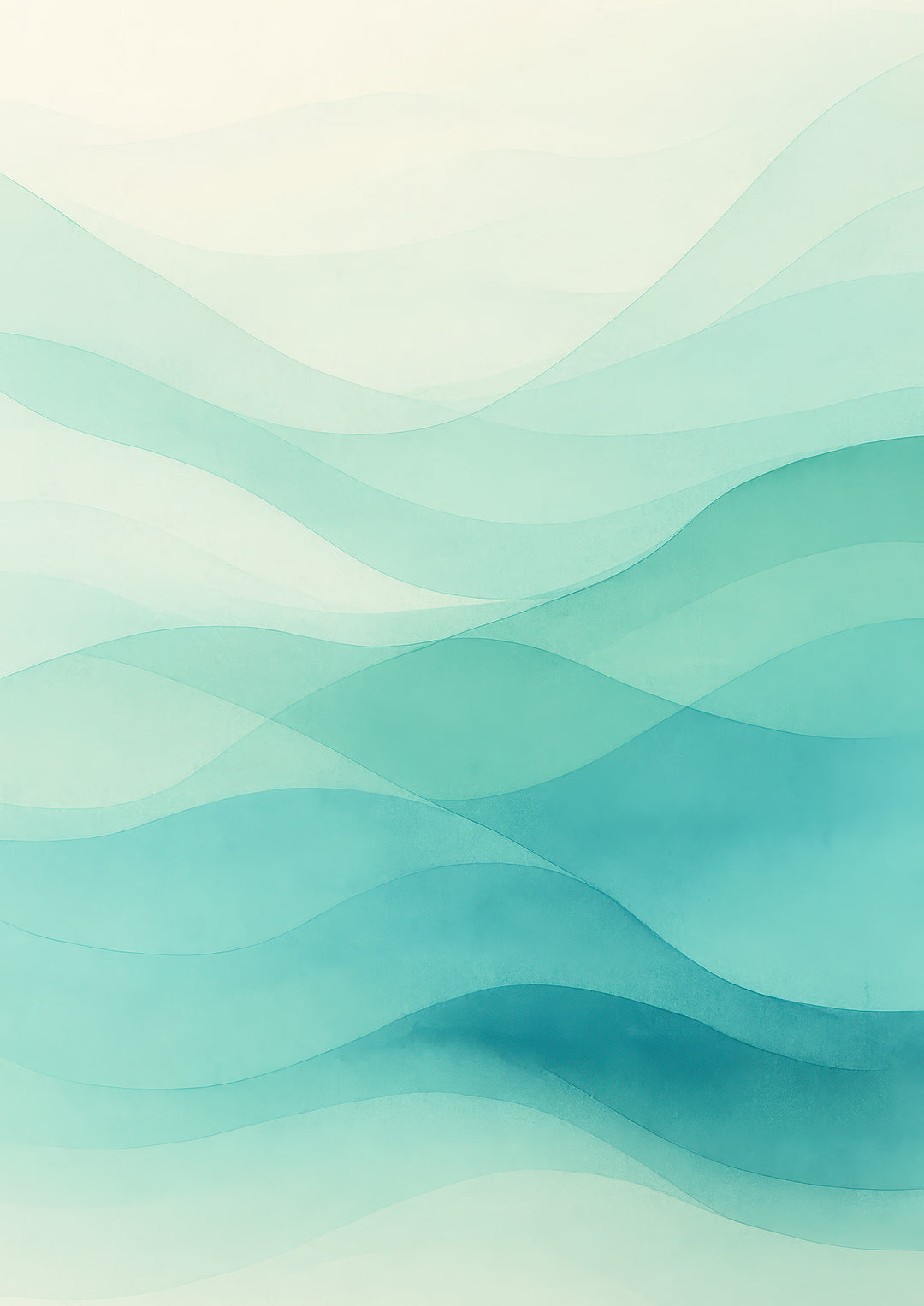 Minimalist Ocean Waves