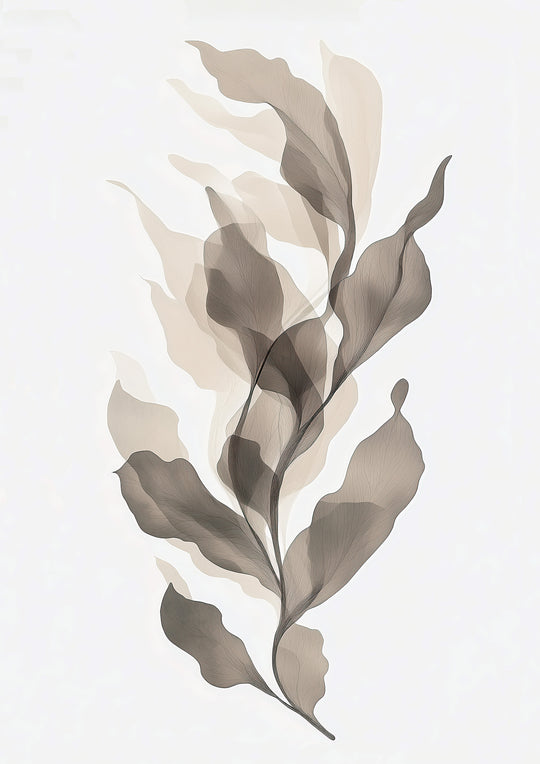 Japandi Botanical Leaves