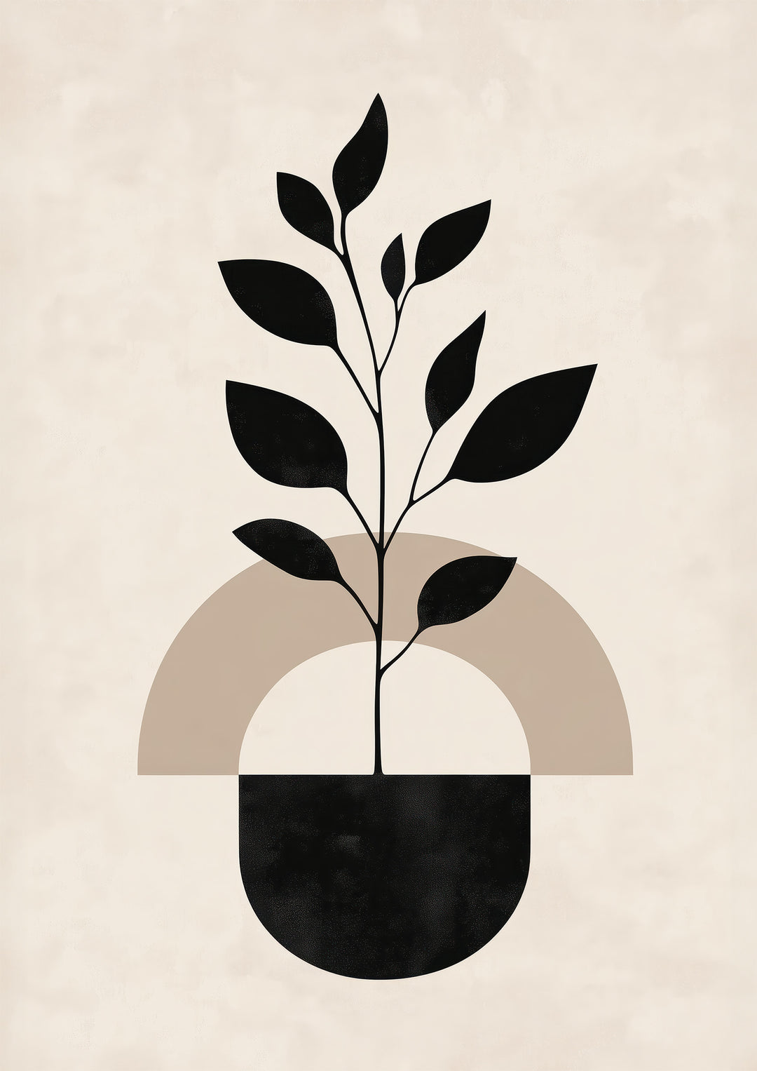 Minimalist Japandi Plant
