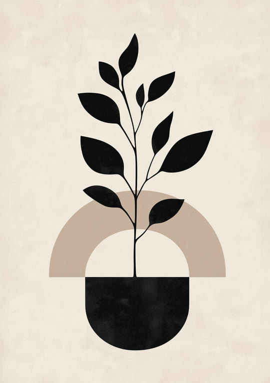 Minimalist Japandi Plant