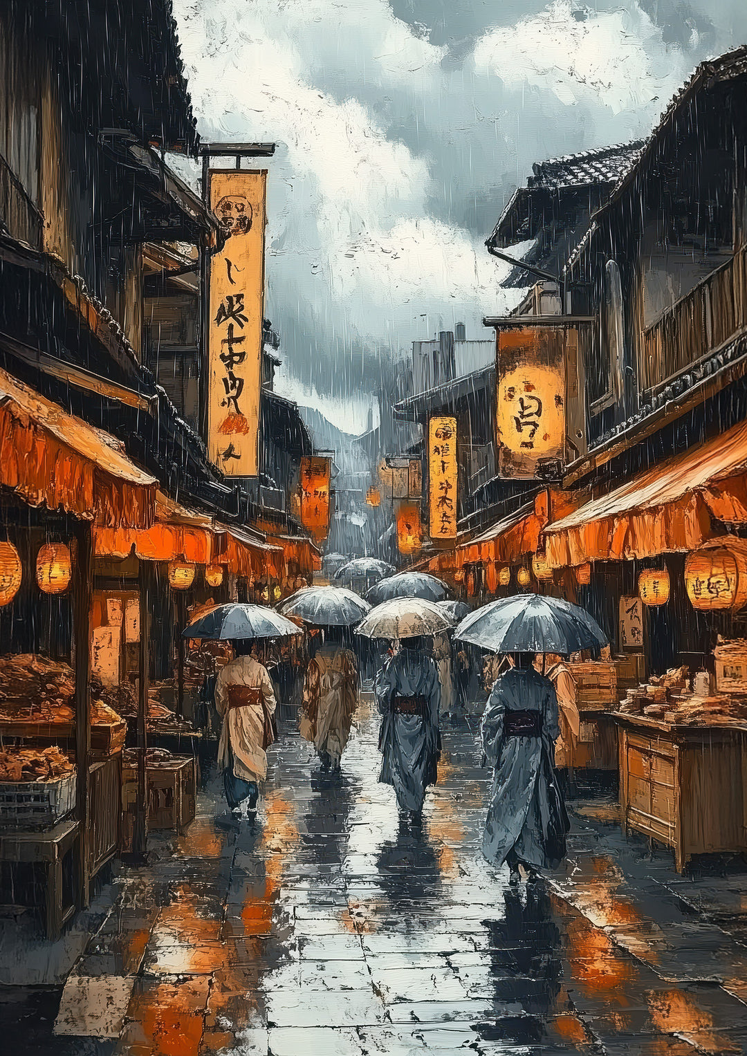 Lantern Alley Wall Art