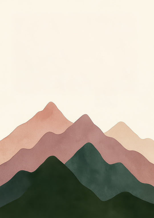 Neutral Mountain Decor