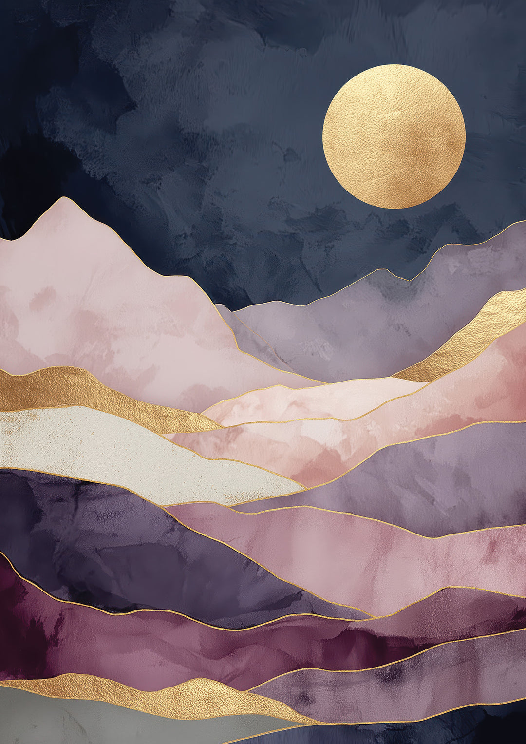 Moon Over Hills