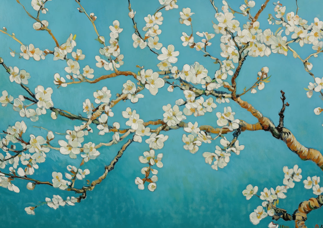 Almond Blossoms in Bloom