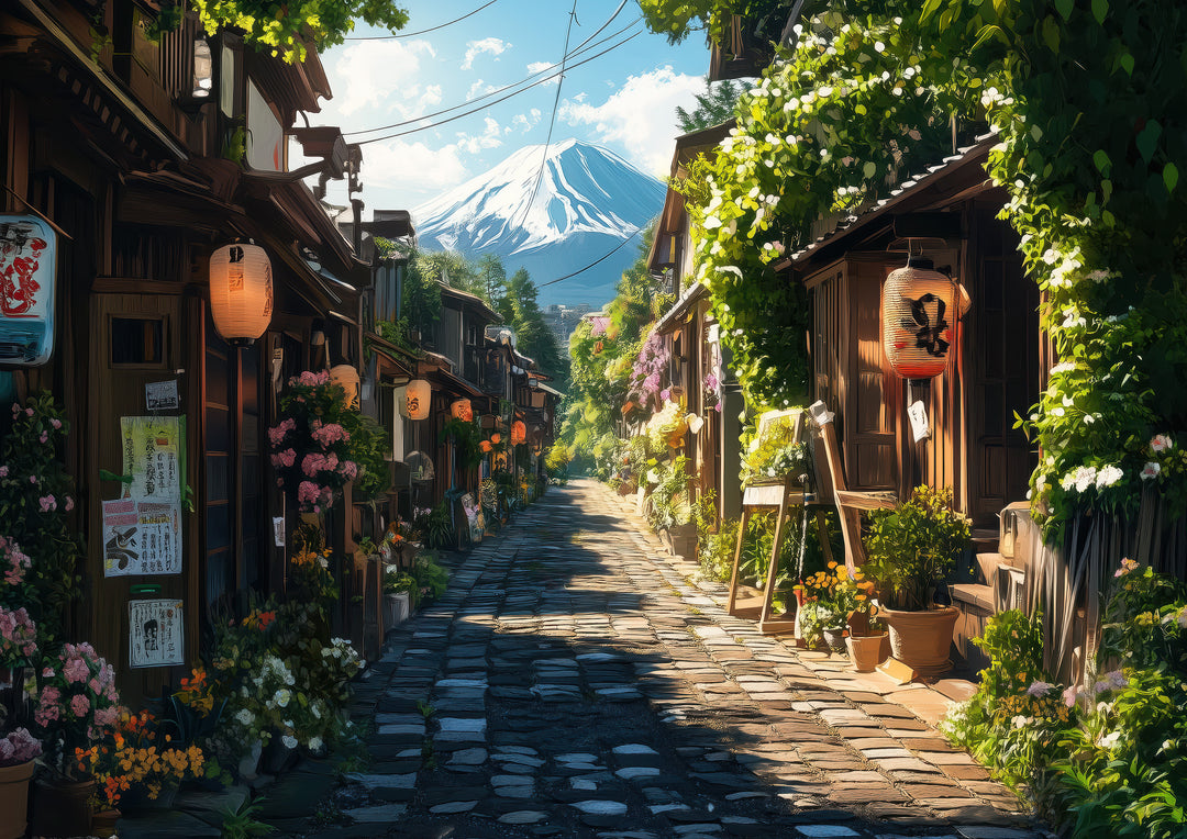 Mount Fuji Cobble Street