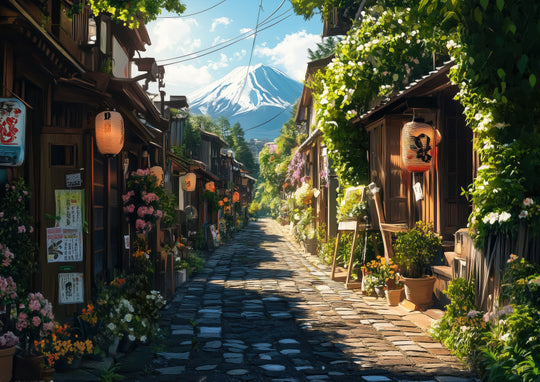 Mount Fuji Cobble Street