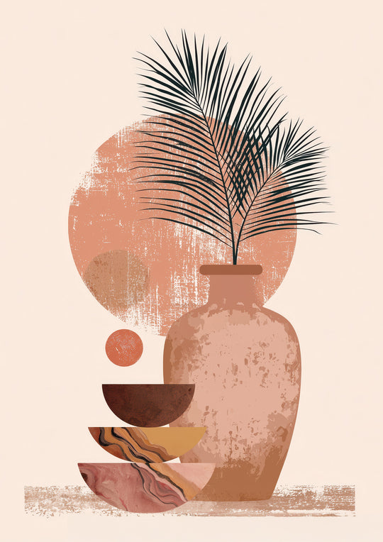 Vase and Palm